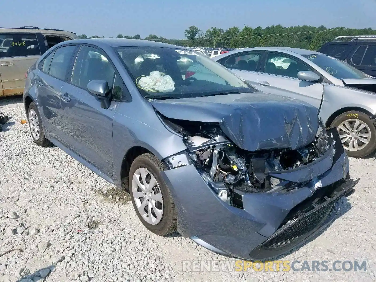 1 Photograph of a damaged car JTDEPRAE6LJ059438 TOYOTA COROLLA 2020