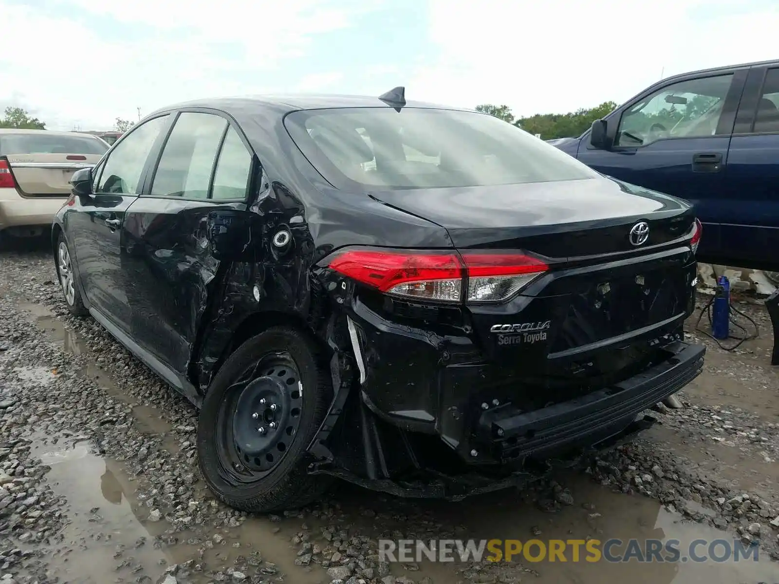 3 Photograph of a damaged car JTDEPRAE6LJ059679 TOYOTA COROLLA 2020