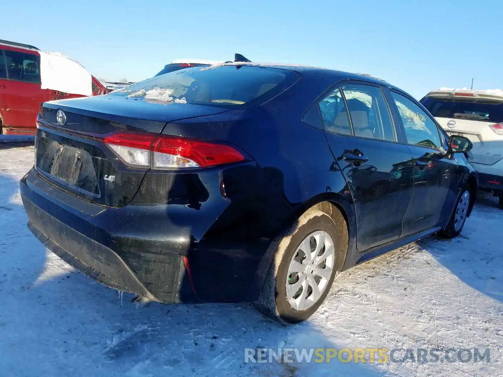 4 Photograph of a damaged car JTDEPRAE6LJ059942 TOYOTA COROLLA 2020