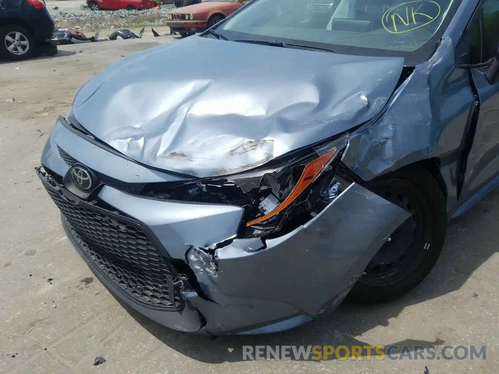 9 Photograph of a damaged car JTDEPRAE6LJ060217 TOYOTA COROLLA 2020