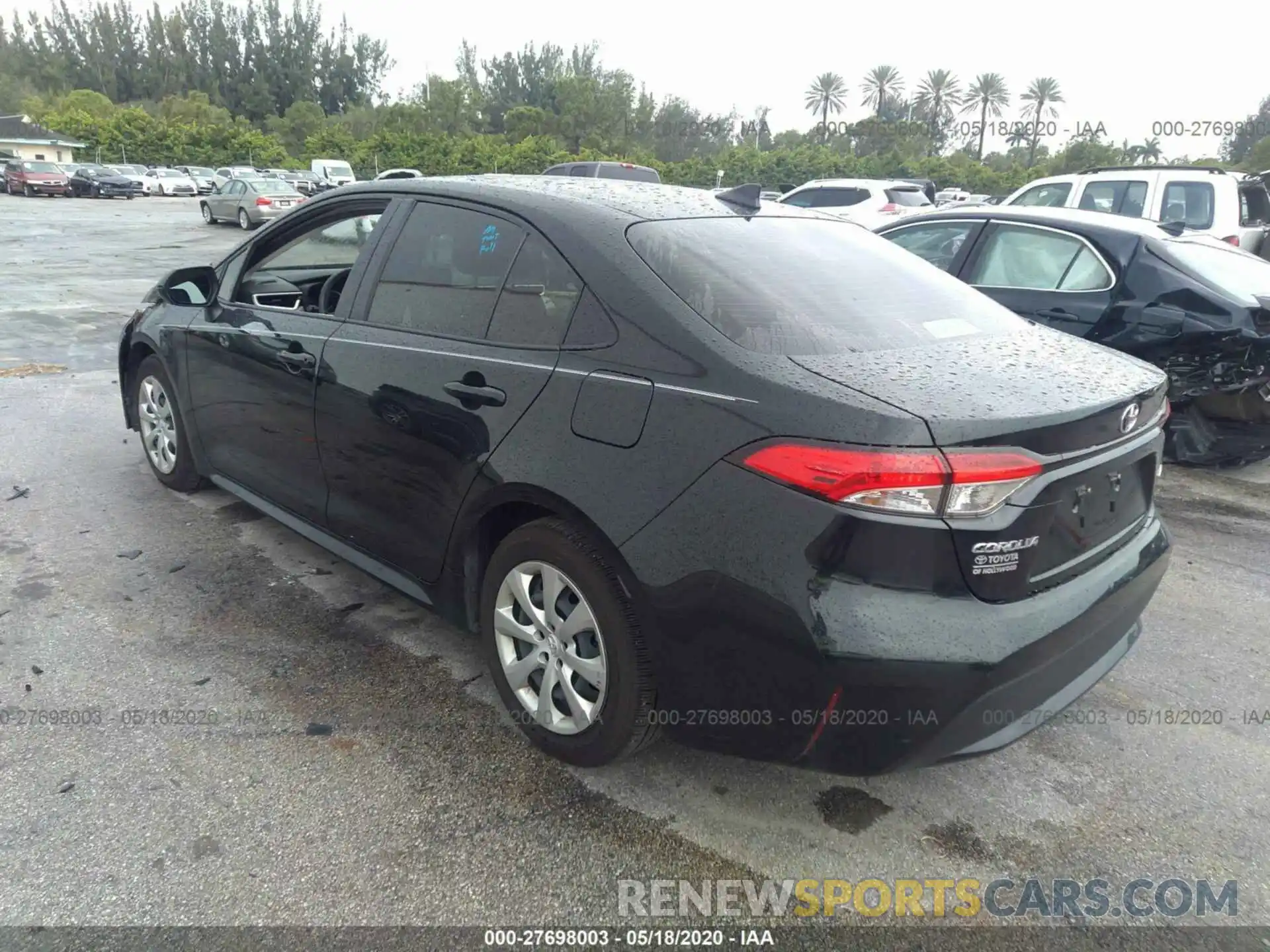 3 Photograph of a damaged car JTDEPRAE6LJ061027 TOYOTA COROLLA 2020