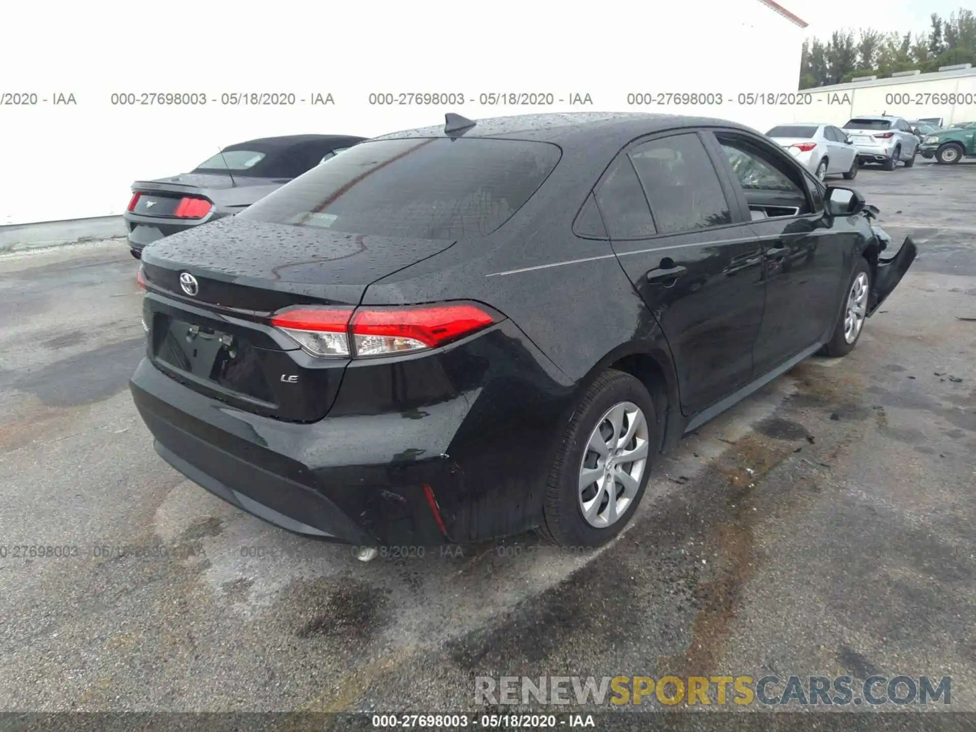 4 Photograph of a damaged car JTDEPRAE6LJ061027 TOYOTA COROLLA 2020