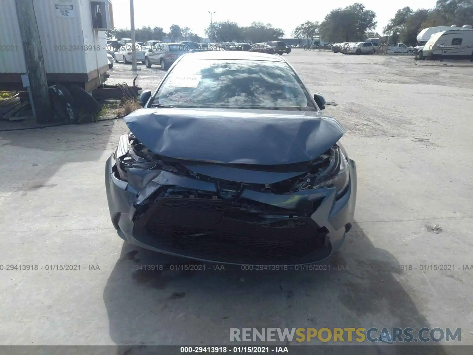 6 Photograph of a damaged car JTDEPRAE6LJ061464 TOYOTA COROLLA 2020