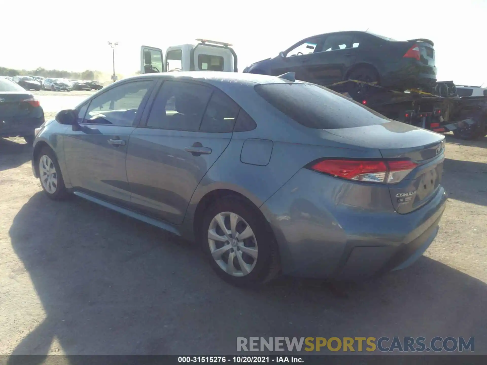 3 Photograph of a damaged car JTDEPRAE6LJ062677 TOYOTA COROLLA 2020