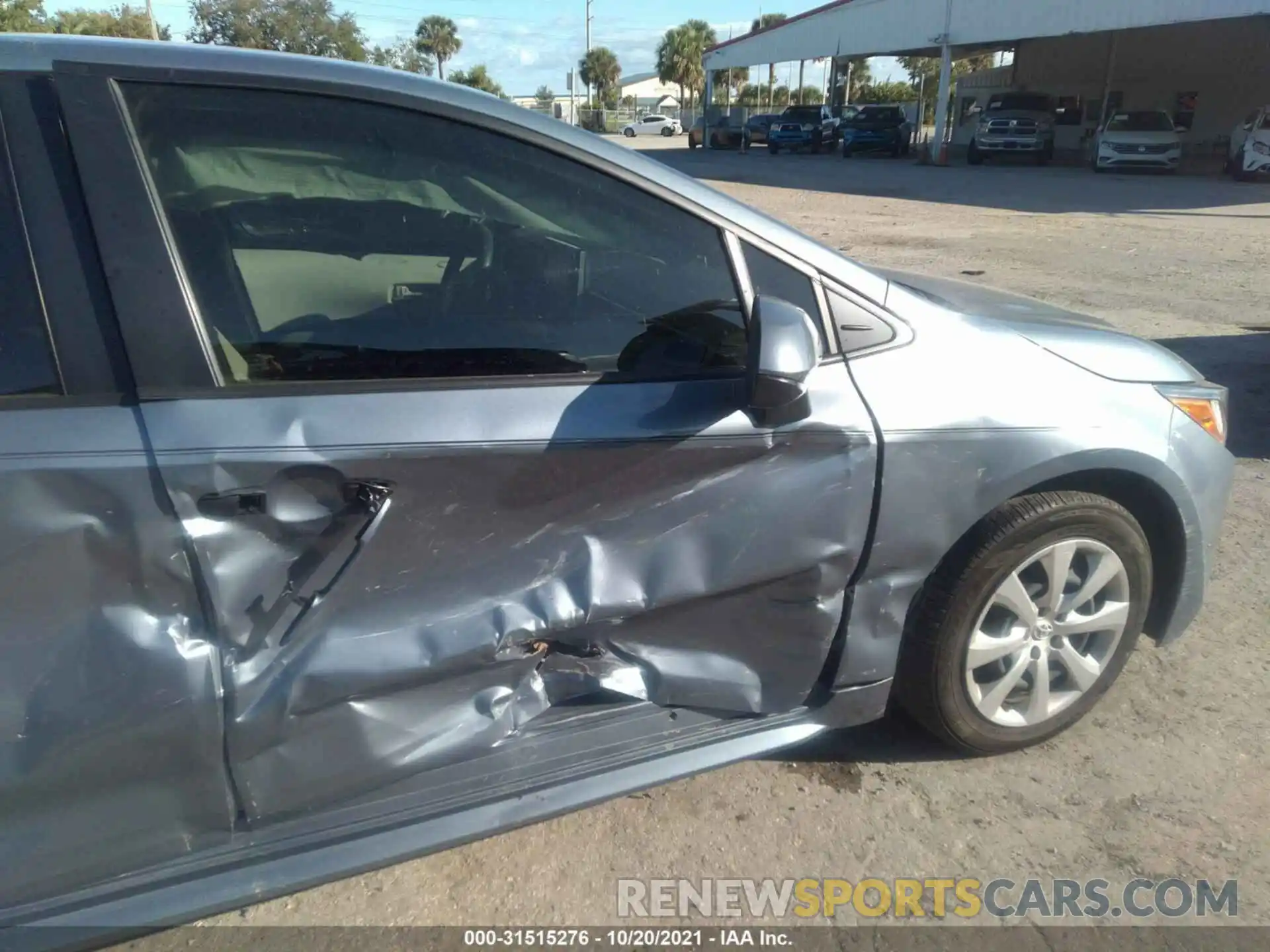 6 Photograph of a damaged car JTDEPRAE6LJ062677 TOYOTA COROLLA 2020