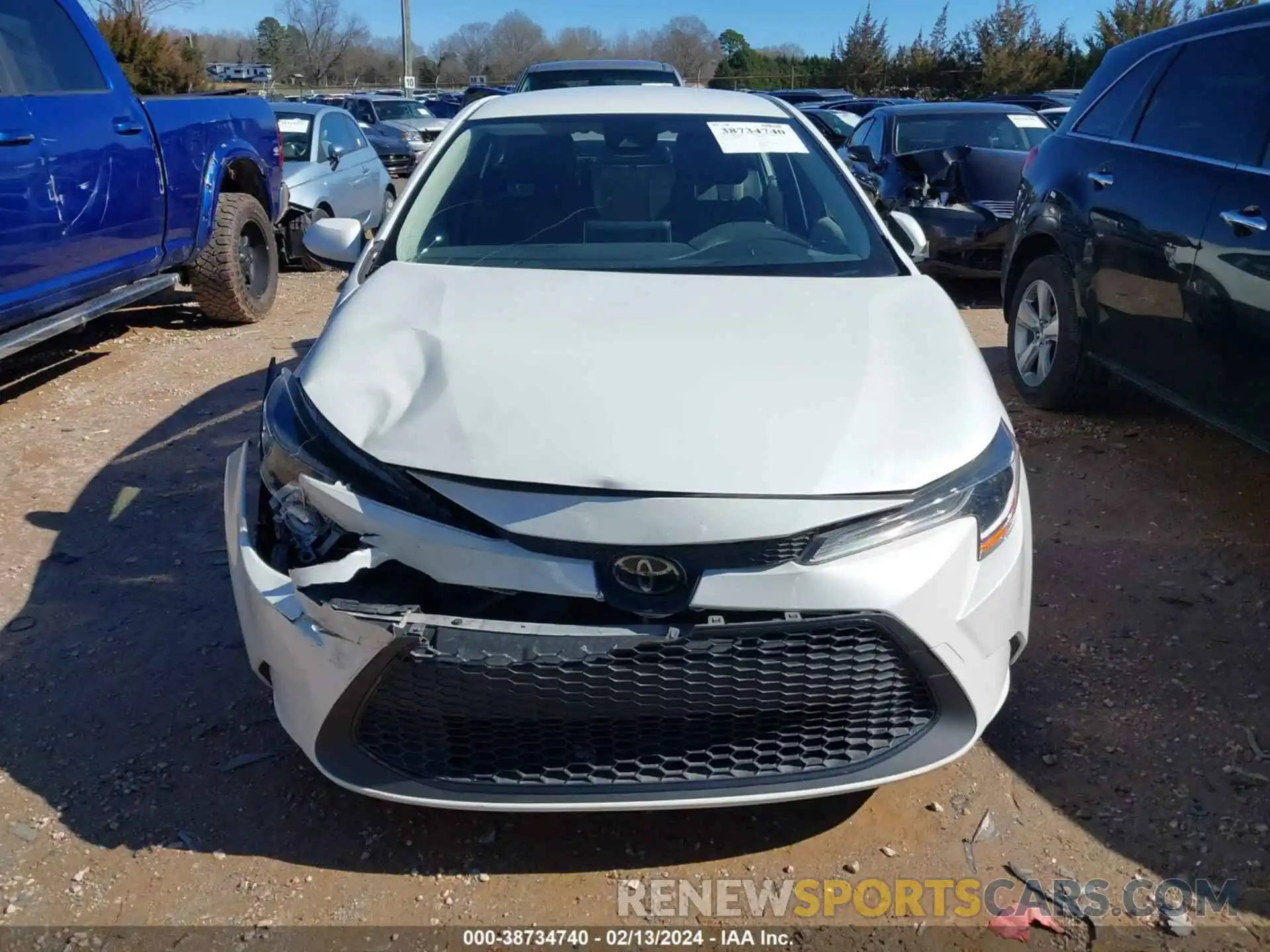 12 Photograph of a damaged car JTDEPRAE6LJ062761 TOYOTA COROLLA 2020