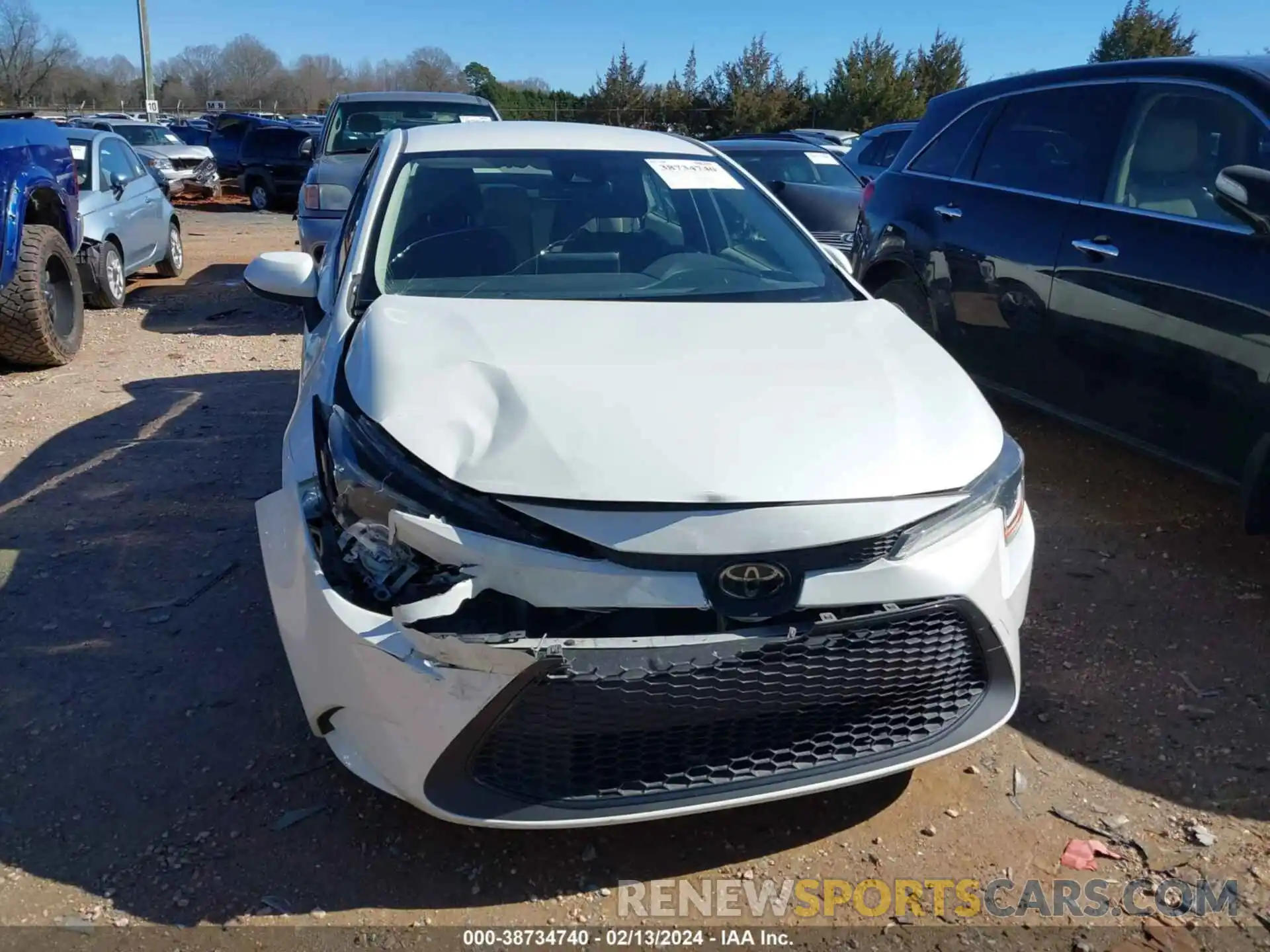 6 Photograph of a damaged car JTDEPRAE6LJ062761 TOYOTA COROLLA 2020