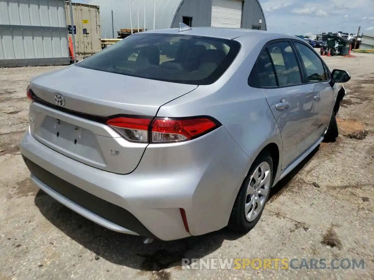 4 Photograph of a damaged car JTDEPRAE6LJ063618 TOYOTA COROLLA 2020