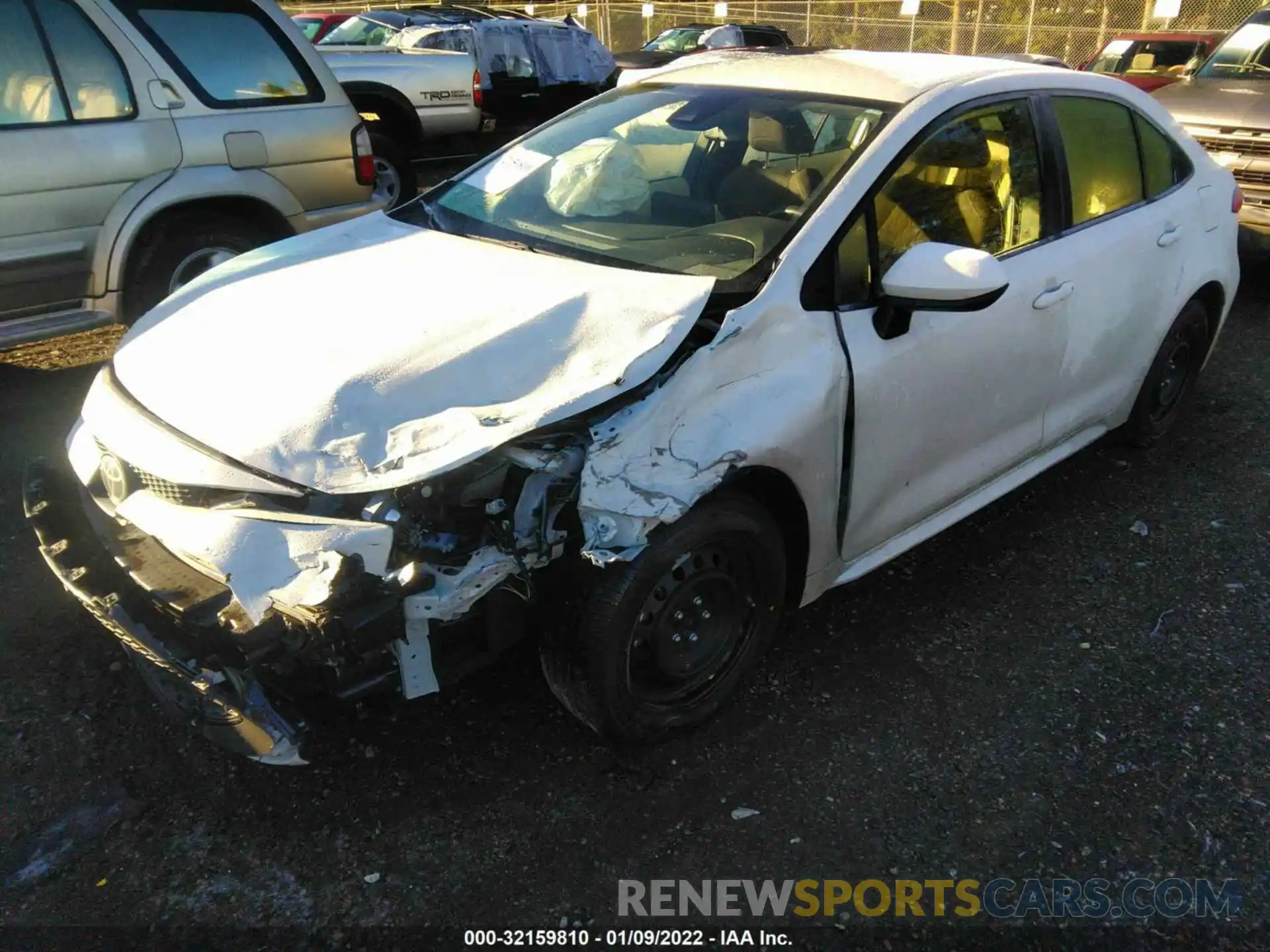 2 Photograph of a damaged car JTDEPRAE6LJ064011 TOYOTA COROLLA 2020