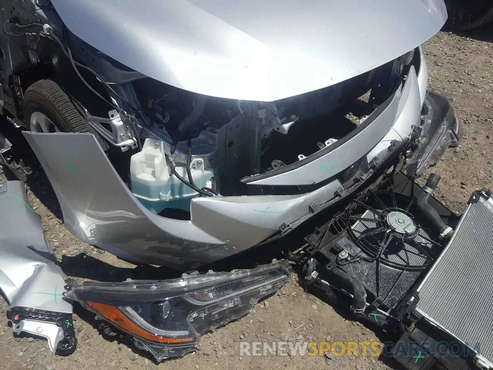 9 Photograph of a damaged car JTDEPRAE6LJ064848 TOYOTA COROLLA 2020