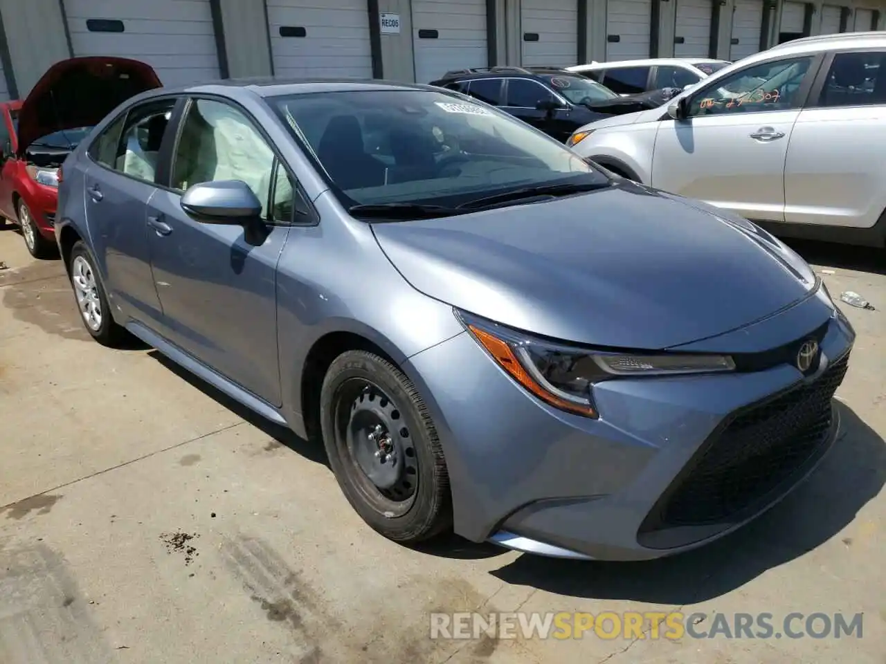 1 Photograph of a damaged car JTDEPRAE6LJ065899 TOYOTA COROLLA 2020