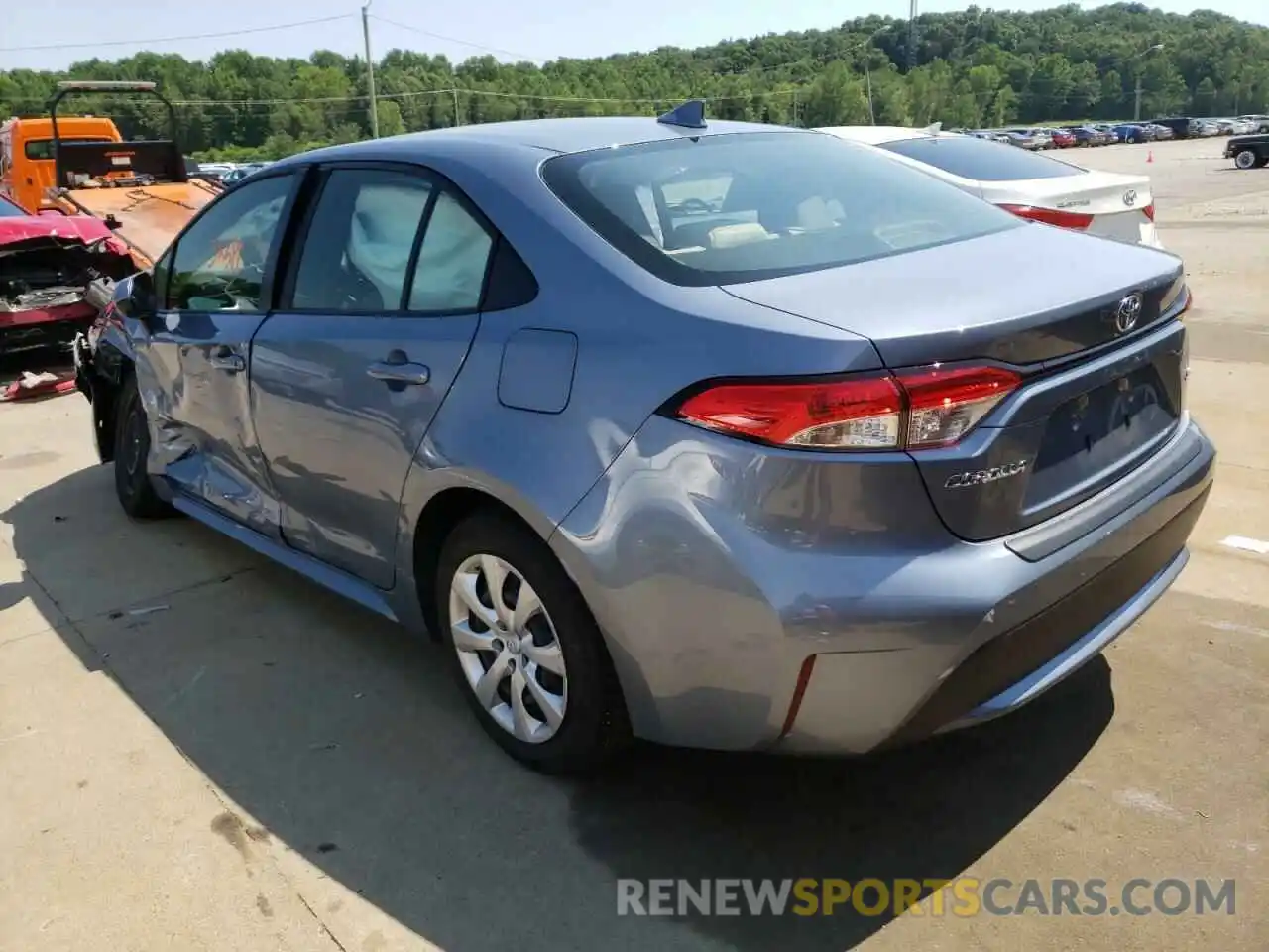 3 Photograph of a damaged car JTDEPRAE6LJ065899 TOYOTA COROLLA 2020