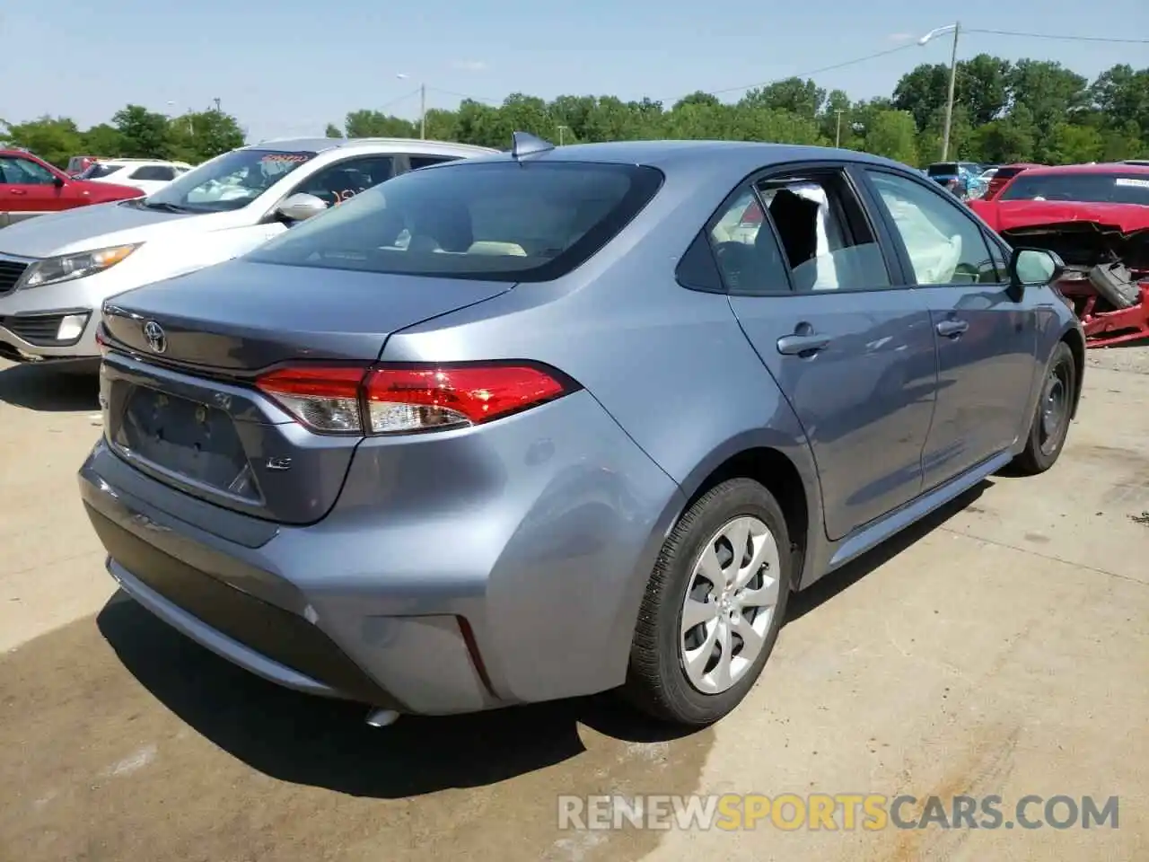 4 Photograph of a damaged car JTDEPRAE6LJ065899 TOYOTA COROLLA 2020