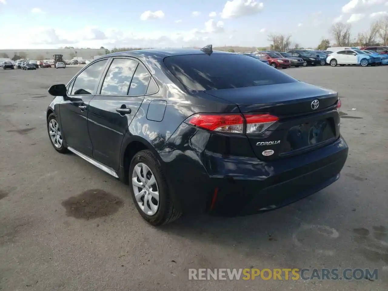 3 Photograph of a damaged car JTDEPRAE6LJ066227 TOYOTA COROLLA 2020