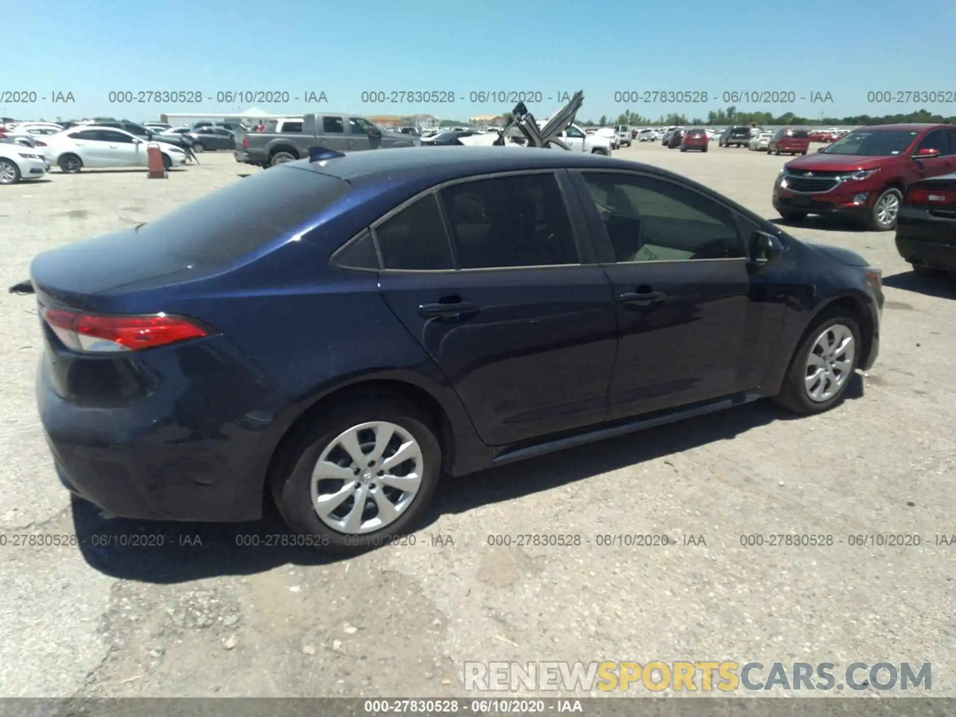 4 Photograph of a damaged car JTDEPRAE6LJ066616 TOYOTA COROLLA 2020