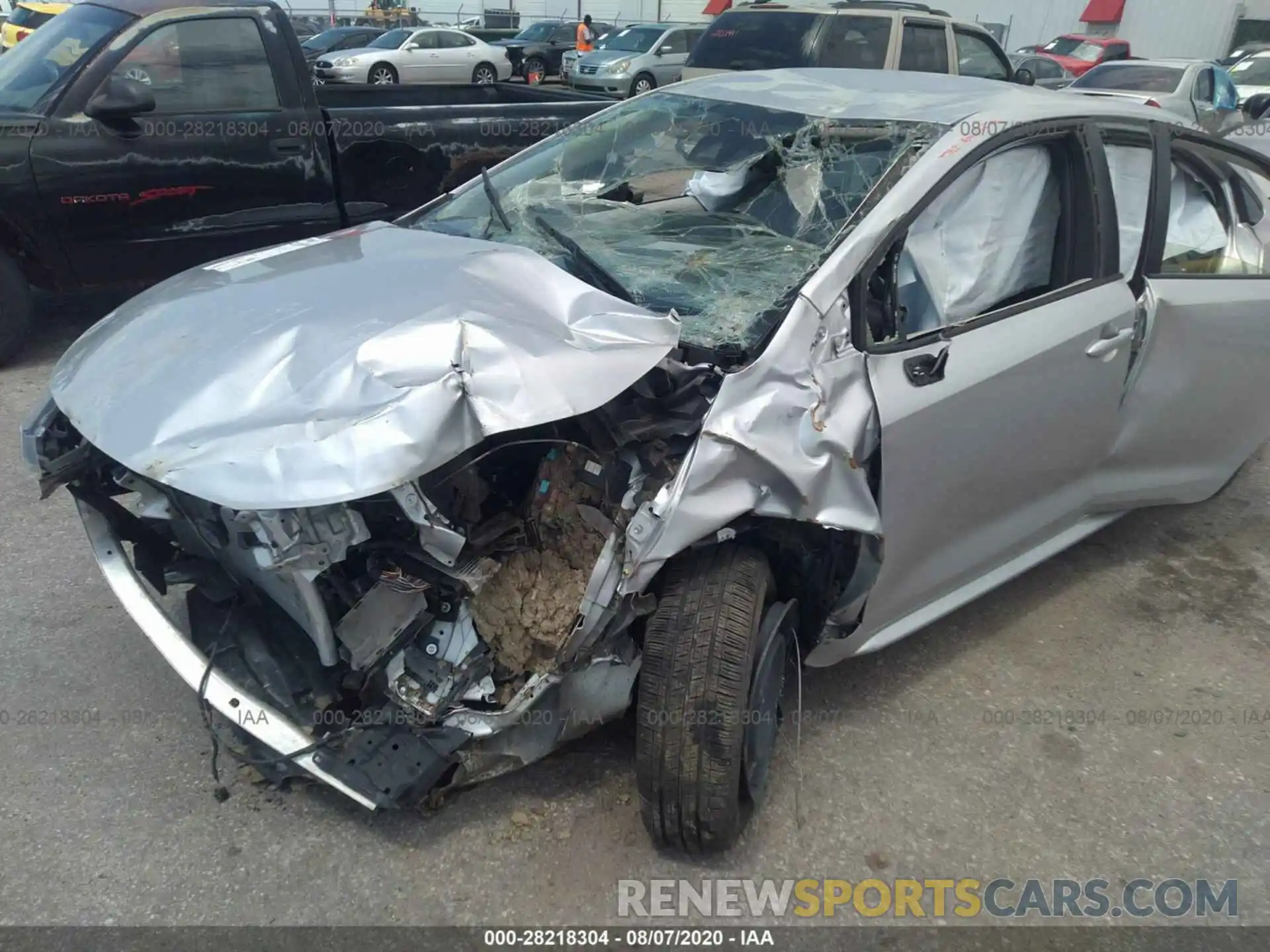 6 Photograph of a damaged car JTDEPRAE6LJ066762 TOYOTA COROLLA 2020