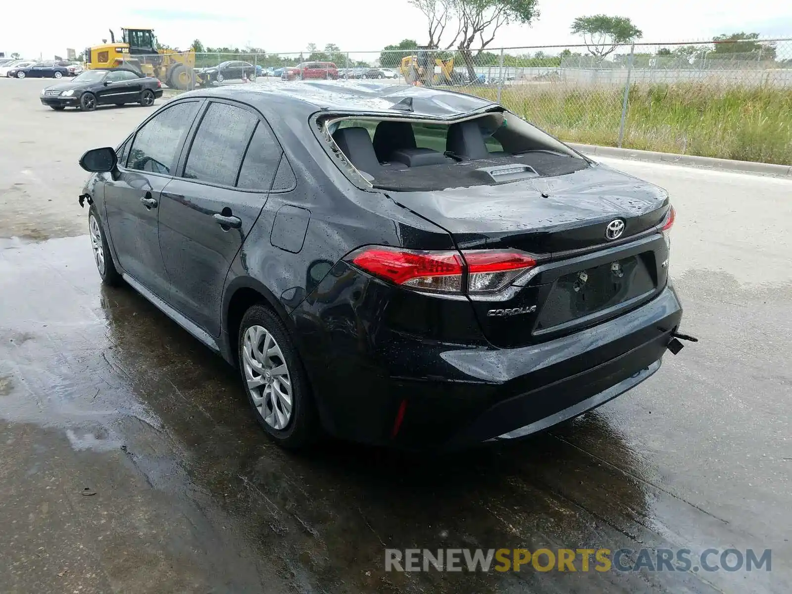 3 Photograph of a damaged car JTDEPRAE6LJ067247 TOYOTA COROLLA 2020