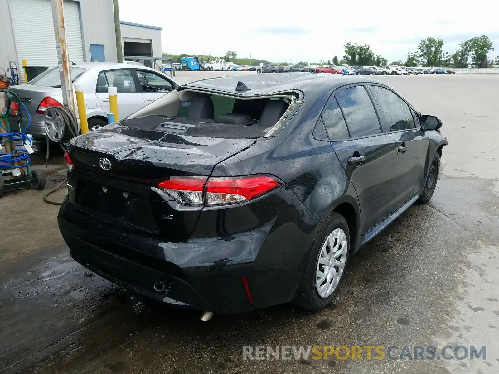 4 Photograph of a damaged car JTDEPRAE6LJ067247 TOYOTA COROLLA 2020