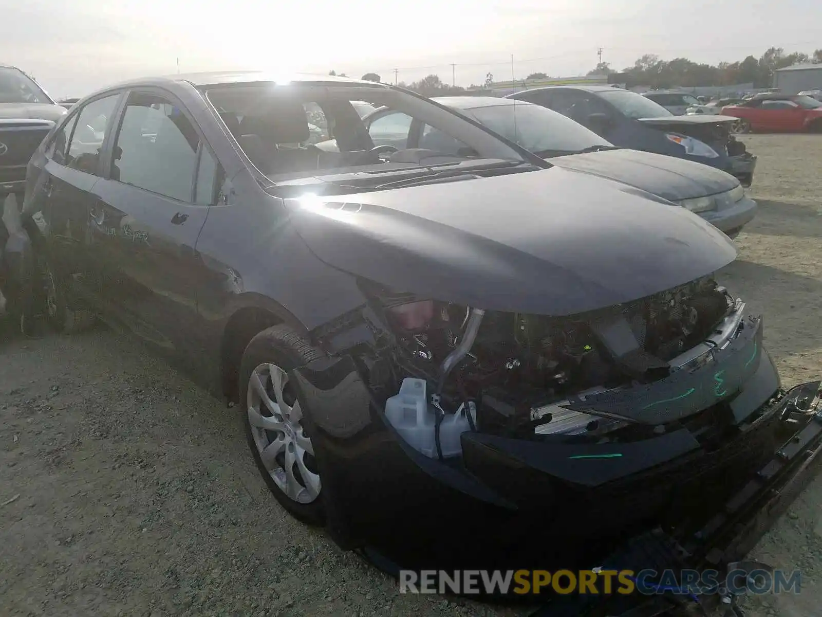 1 Photograph of a damaged car JTDEPRAE6LJ067894 TOYOTA COROLLA 2020