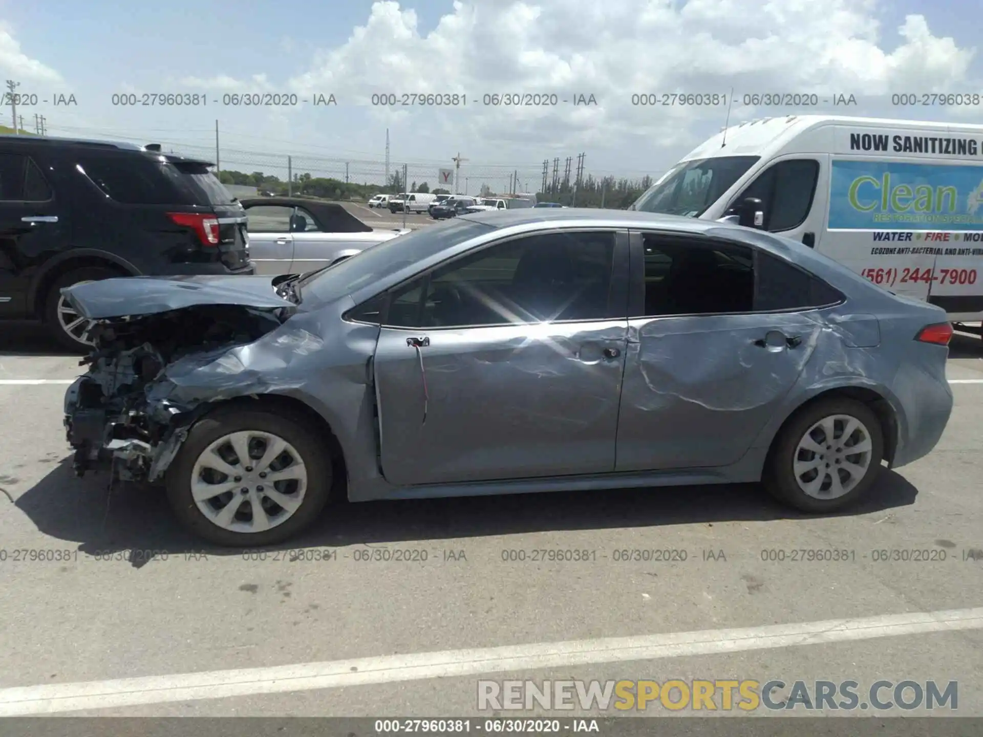 6 Photograph of a damaged car JTDEPRAE6LJ068365 TOYOTA COROLLA 2020