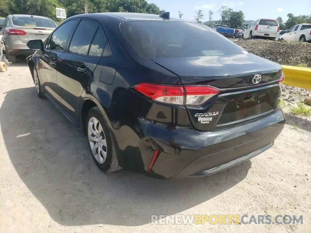 3 Photograph of a damaged car JTDEPRAE6LJ070195 TOYOTA COROLLA 2020