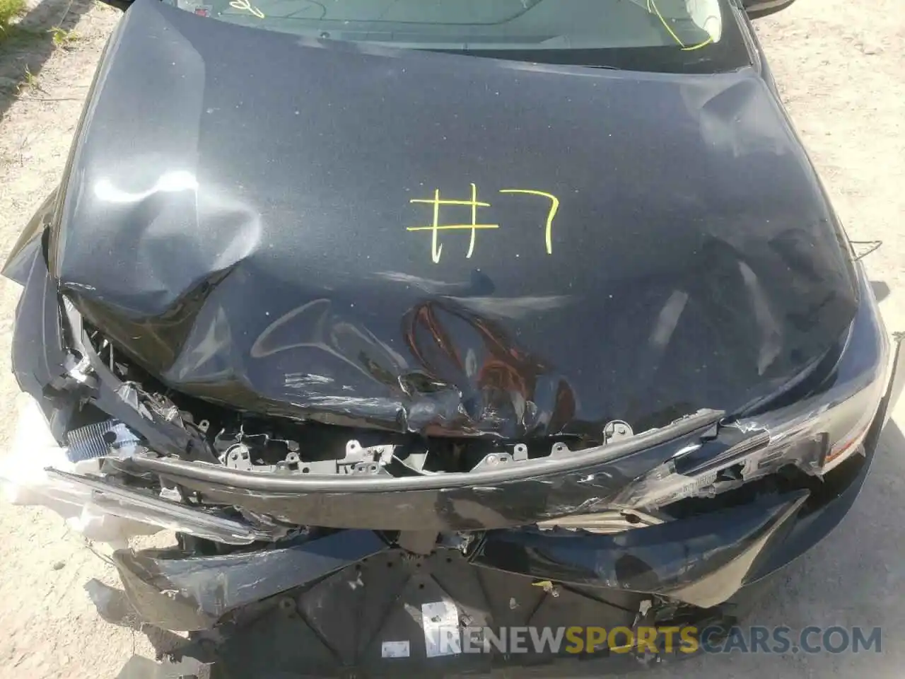 7 Photograph of a damaged car JTDEPRAE6LJ070195 TOYOTA COROLLA 2020