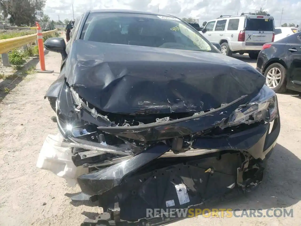 9 Photograph of a damaged car JTDEPRAE6LJ070195 TOYOTA COROLLA 2020