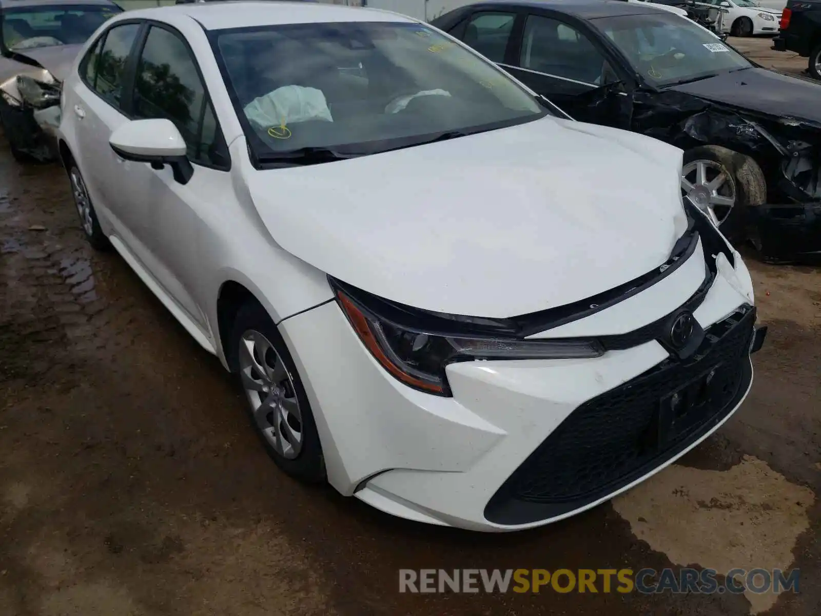 1 Photograph of a damaged car JTDEPRAE6LJ070729 TOYOTA COROLLA 2020