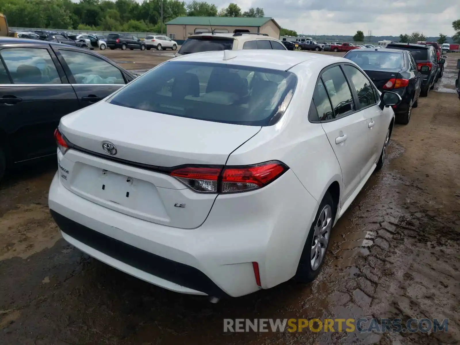 4 Photograph of a damaged car JTDEPRAE6LJ070729 TOYOTA COROLLA 2020