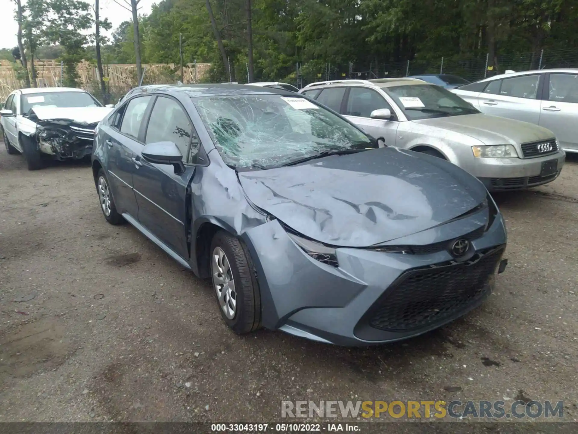 1 Photograph of a damaged car JTDEPRAE6LJ070889 TOYOTA COROLLA 2020