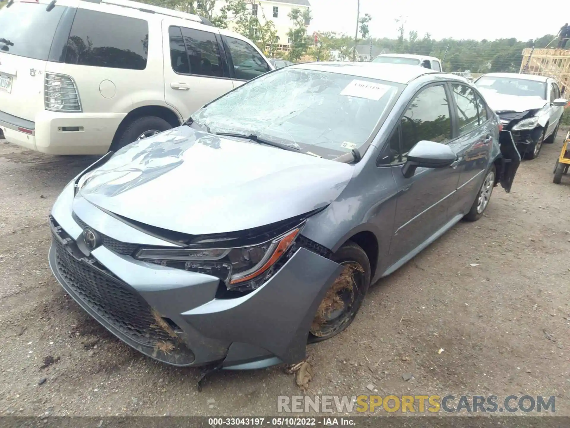 2 Photograph of a damaged car JTDEPRAE6LJ070889 TOYOTA COROLLA 2020