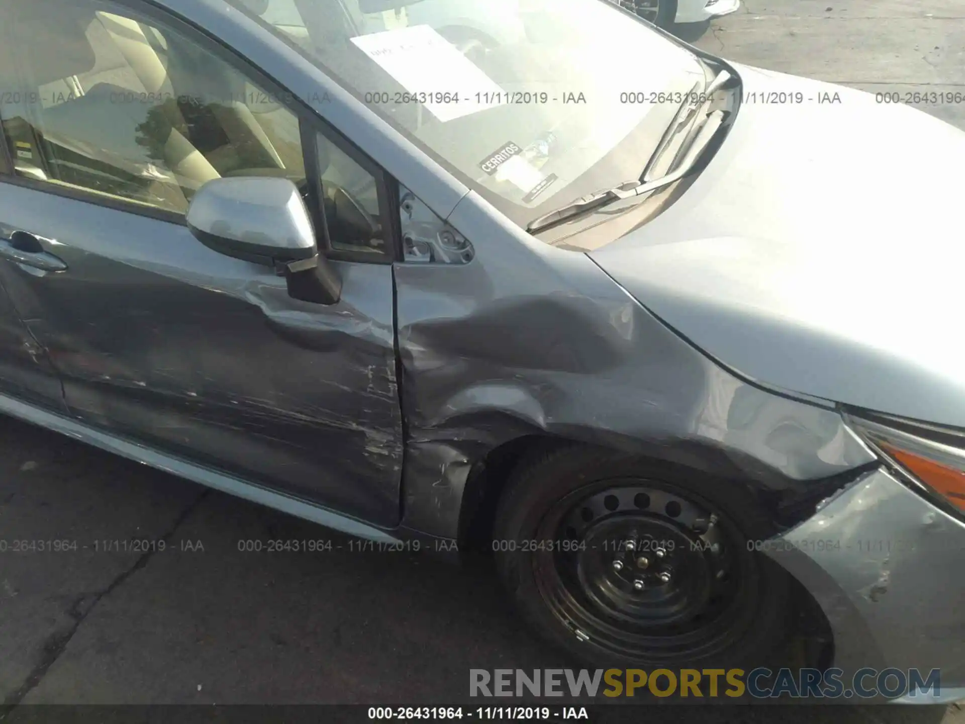 6 Photograph of a damaged car JTDEPRAE6LJ071217 TOYOTA COROLLA 2020