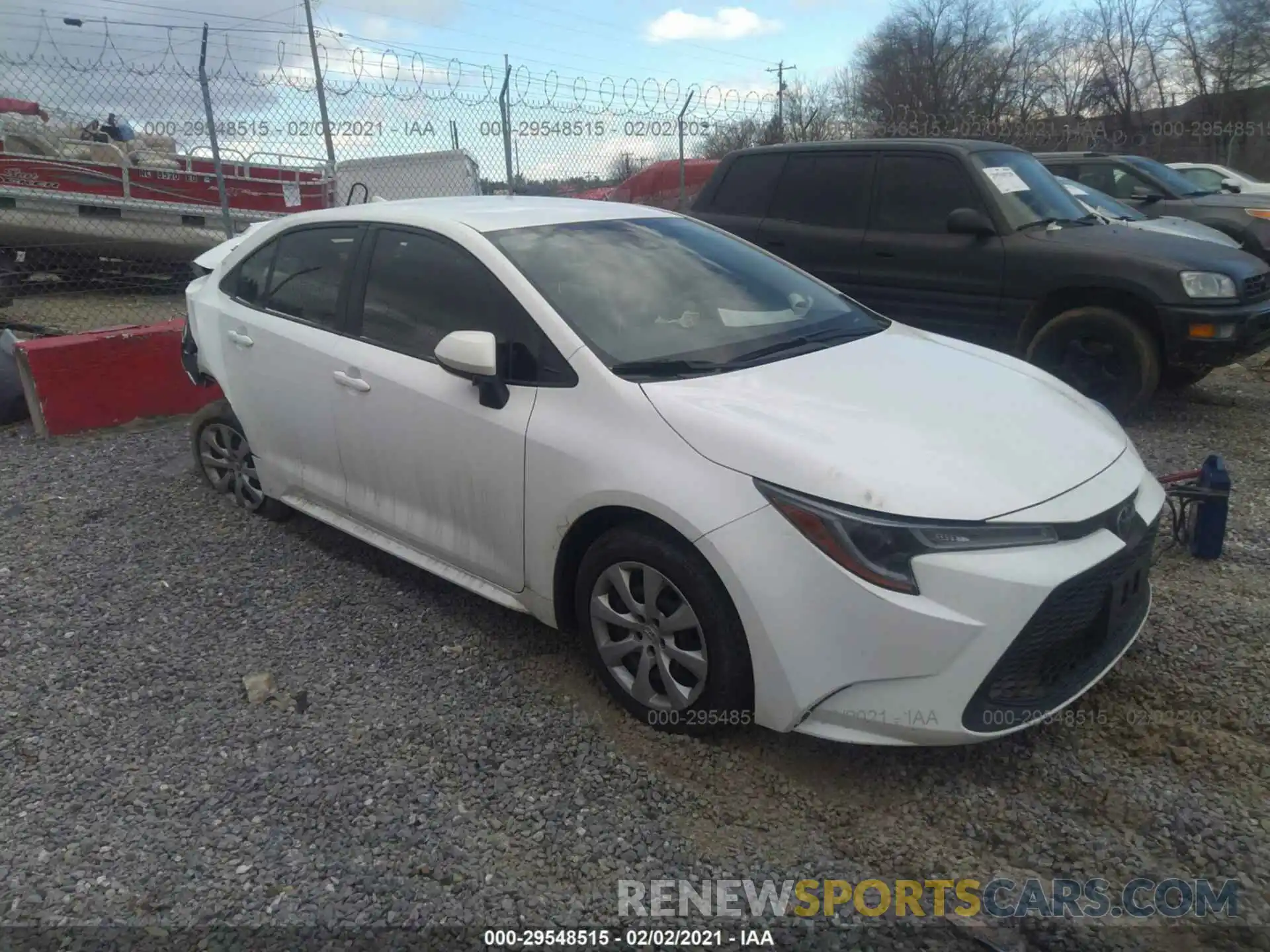 1 Photograph of a damaged car JTDEPRAE6LJ071752 TOYOTA COROLLA 2020