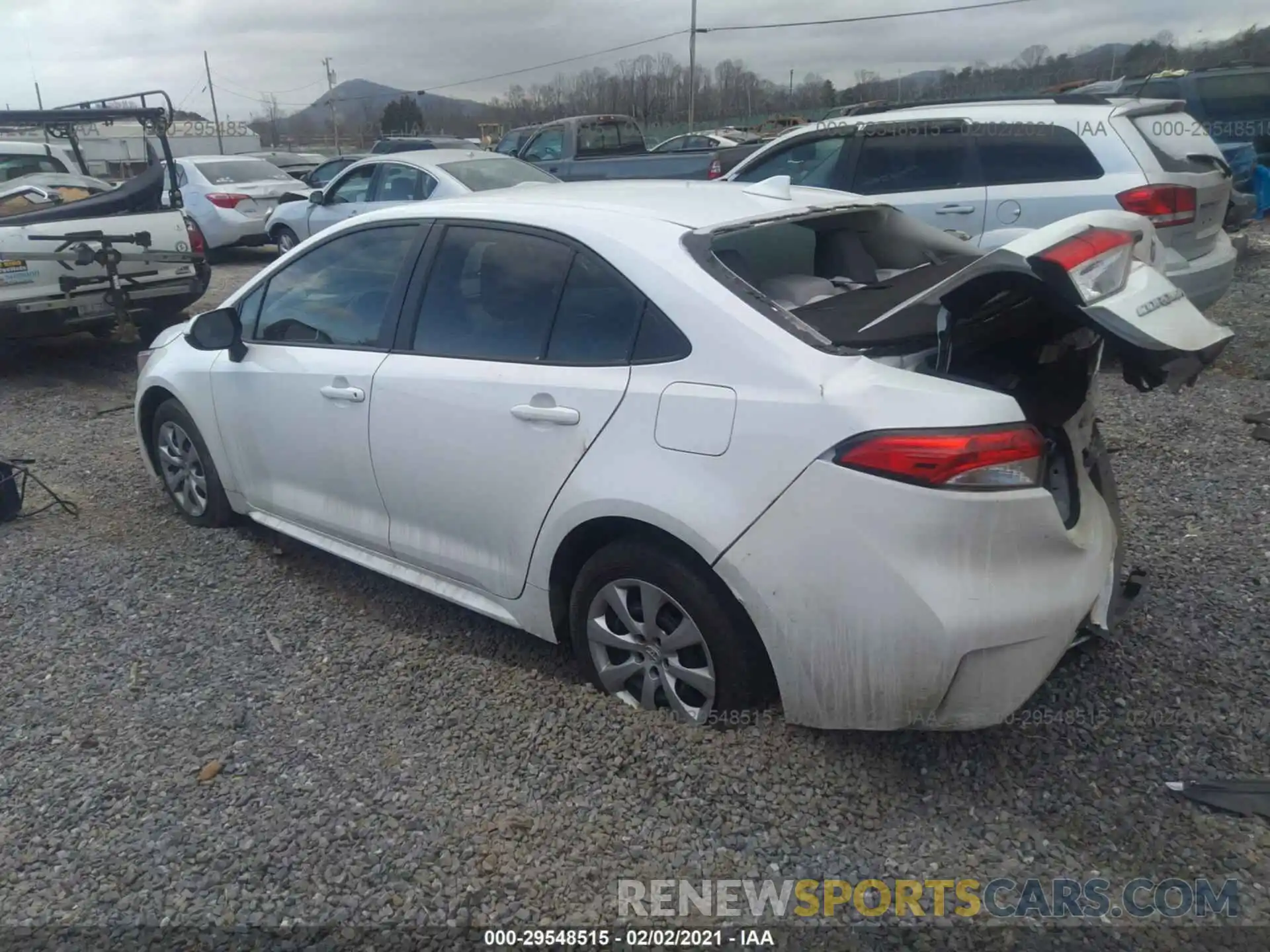 3 Photograph of a damaged car JTDEPRAE6LJ071752 TOYOTA COROLLA 2020