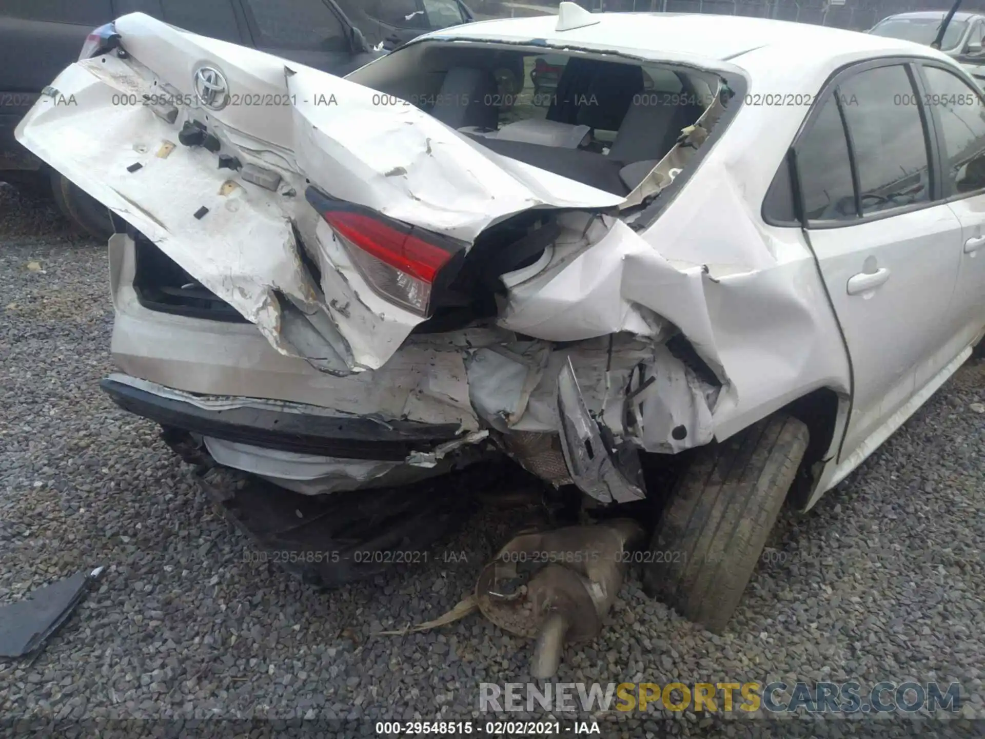 6 Photograph of a damaged car JTDEPRAE6LJ071752 TOYOTA COROLLA 2020