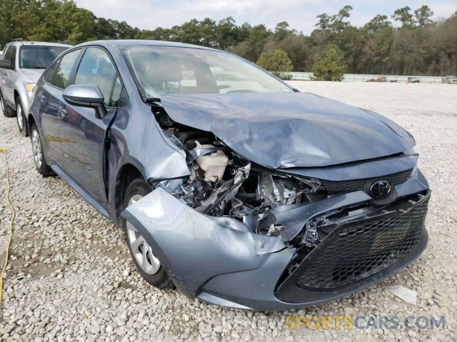 1 Photograph of a damaged car JTDEPRAE6LJ072173 TOYOTA COROLLA 2020