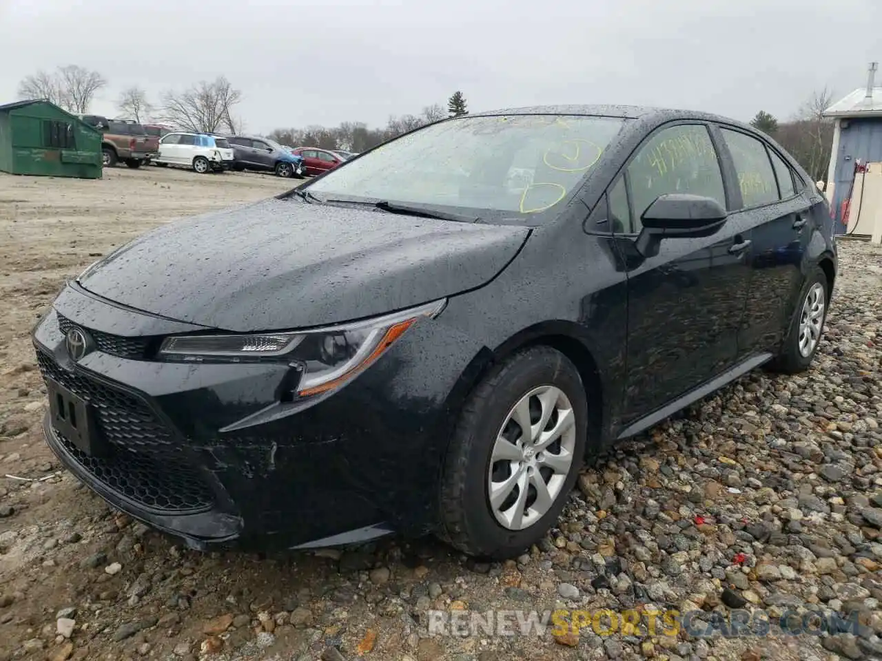 2 Photograph of a damaged car JTDEPRAE6LJ072688 TOYOTA COROLLA 2020