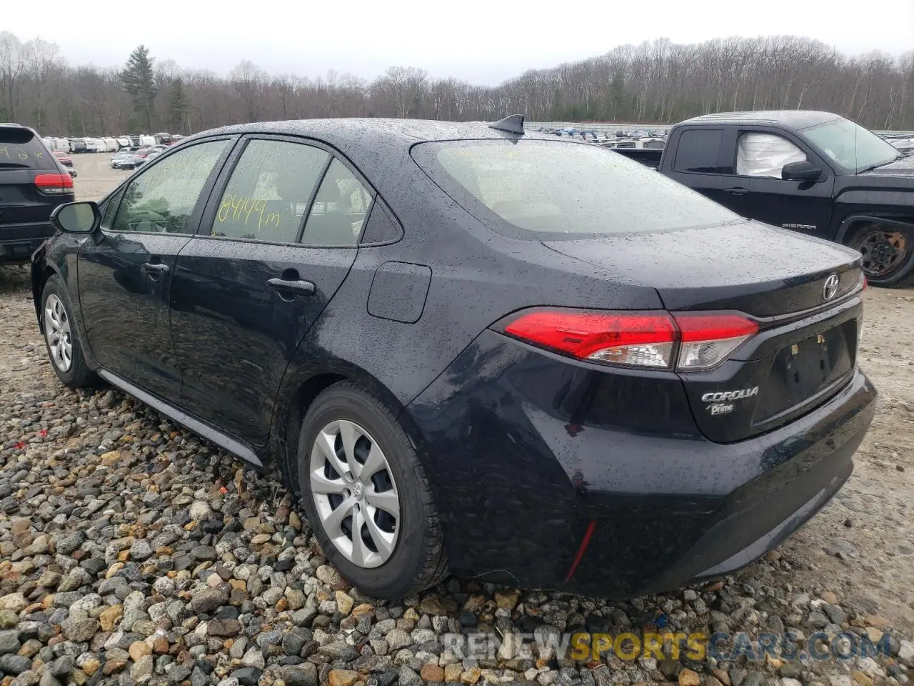 3 Photograph of a damaged car JTDEPRAE6LJ072688 TOYOTA COROLLA 2020