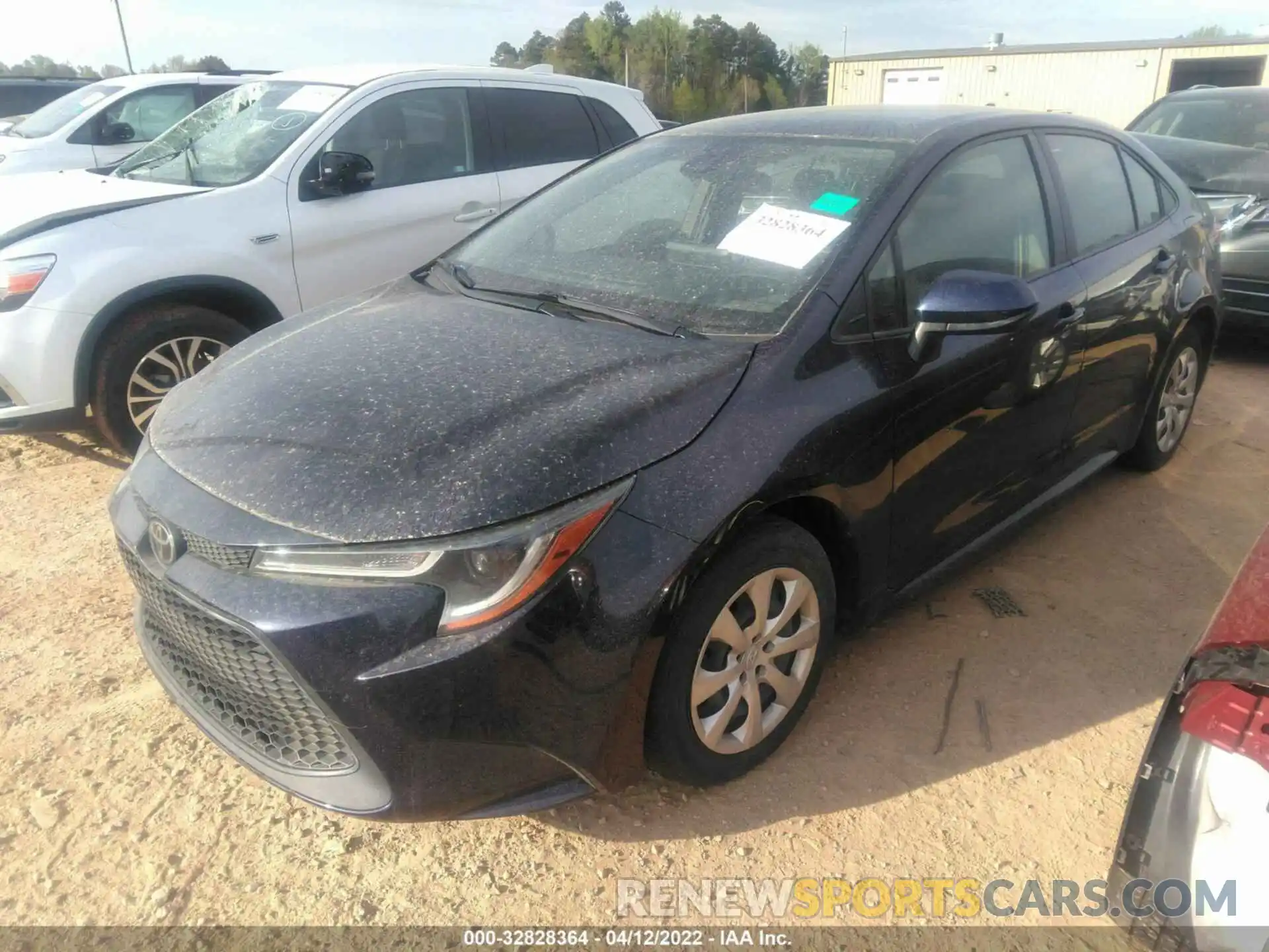 2 Photograph of a damaged car JTDEPRAE6LJ074036 TOYOTA COROLLA 2020