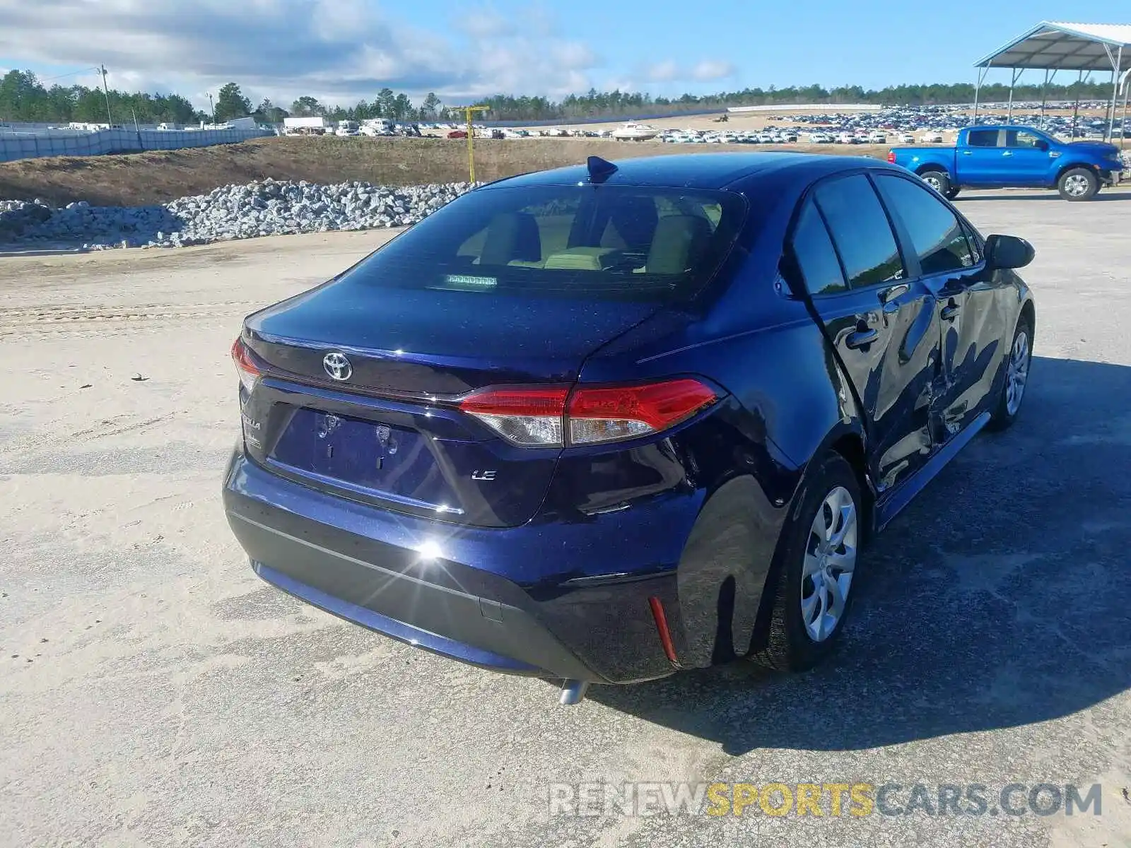 4 Photograph of a damaged car JTDEPRAE6LJ075042 TOYOTA COROLLA 2020