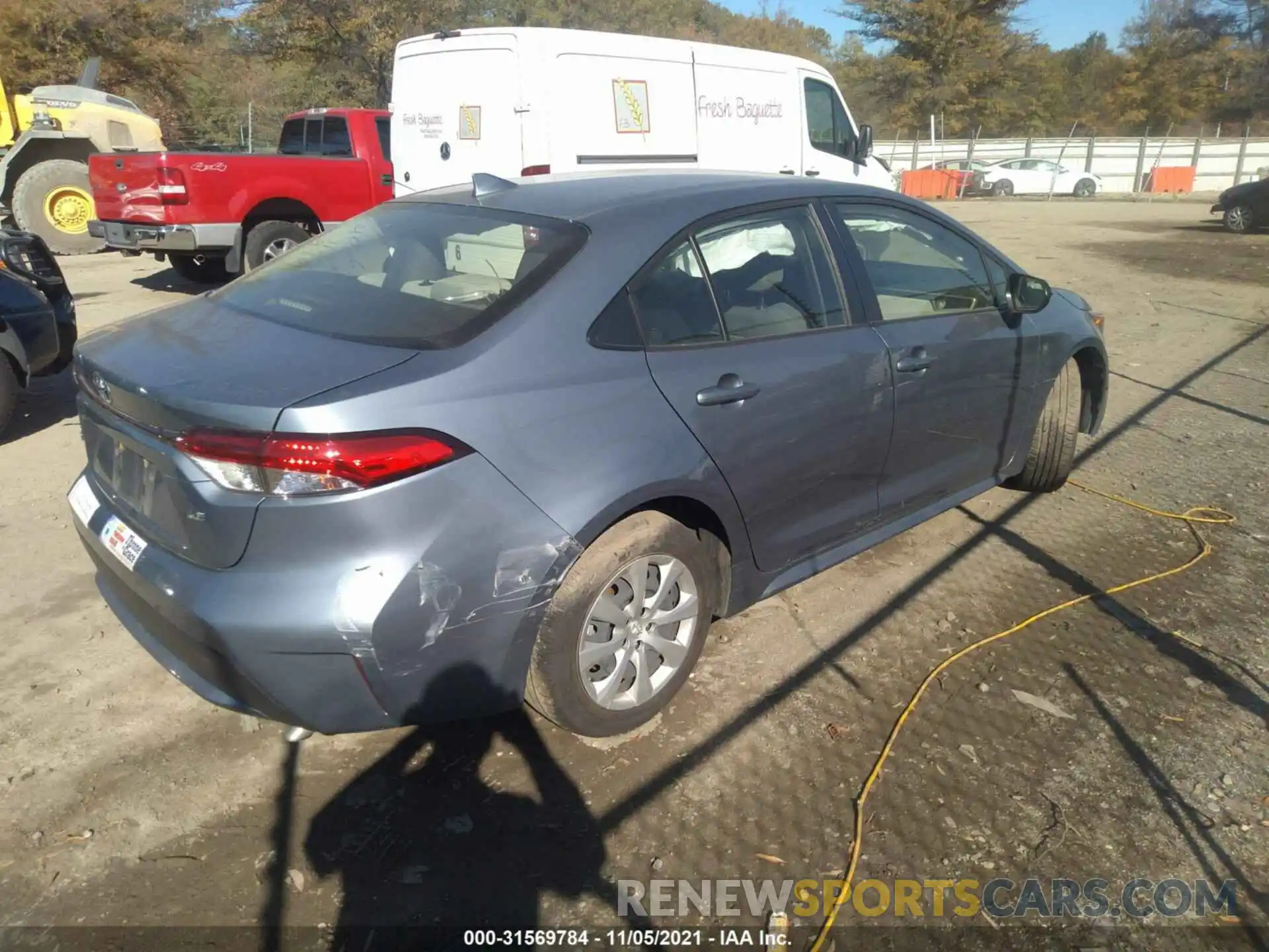 4 Photograph of a damaged car JTDEPRAE6LJ075459 TOYOTA COROLLA 2020