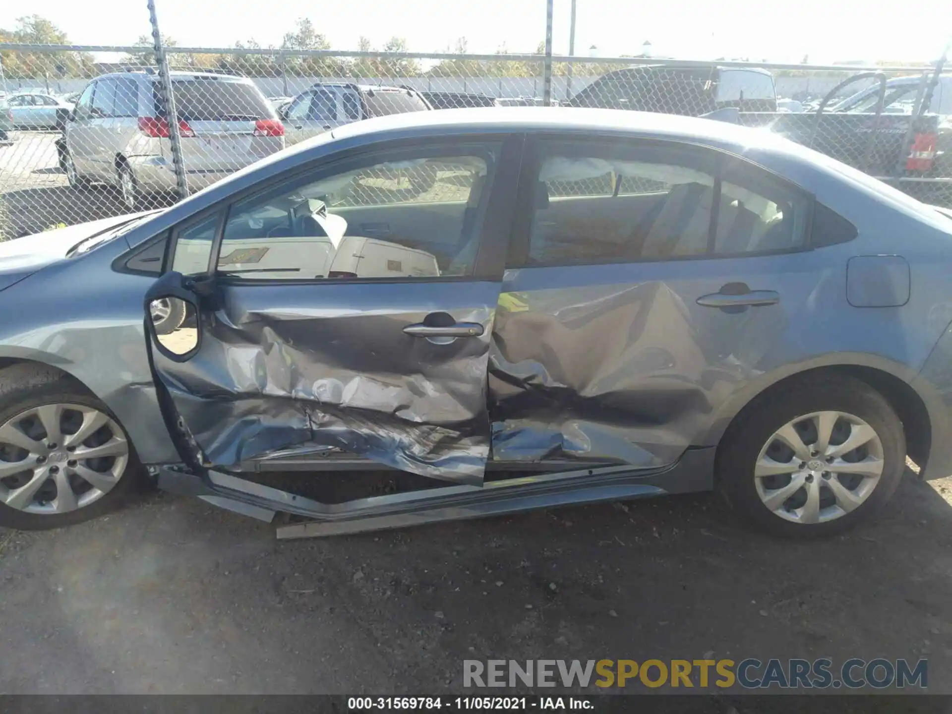 6 Photograph of a damaged car JTDEPRAE6LJ075459 TOYOTA COROLLA 2020