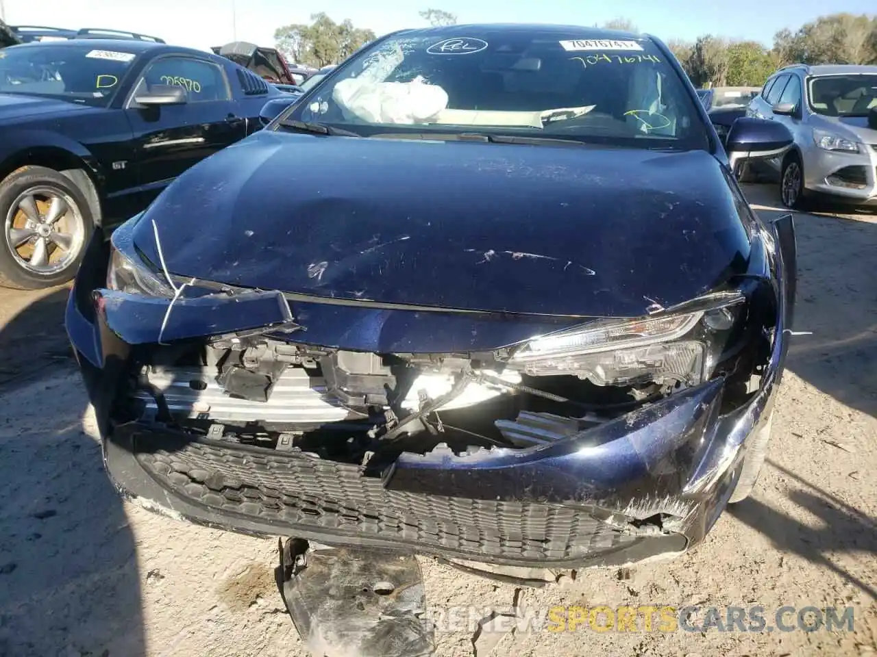 9 Photograph of a damaged car JTDEPRAE6LJ076563 TOYOTA COROLLA 2020