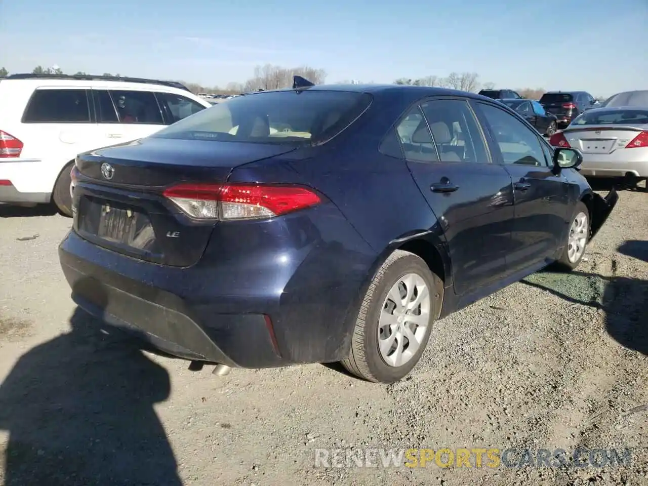 4 Photograph of a damaged car JTDEPRAE6LJ077342 TOYOTA COROLLA 2020