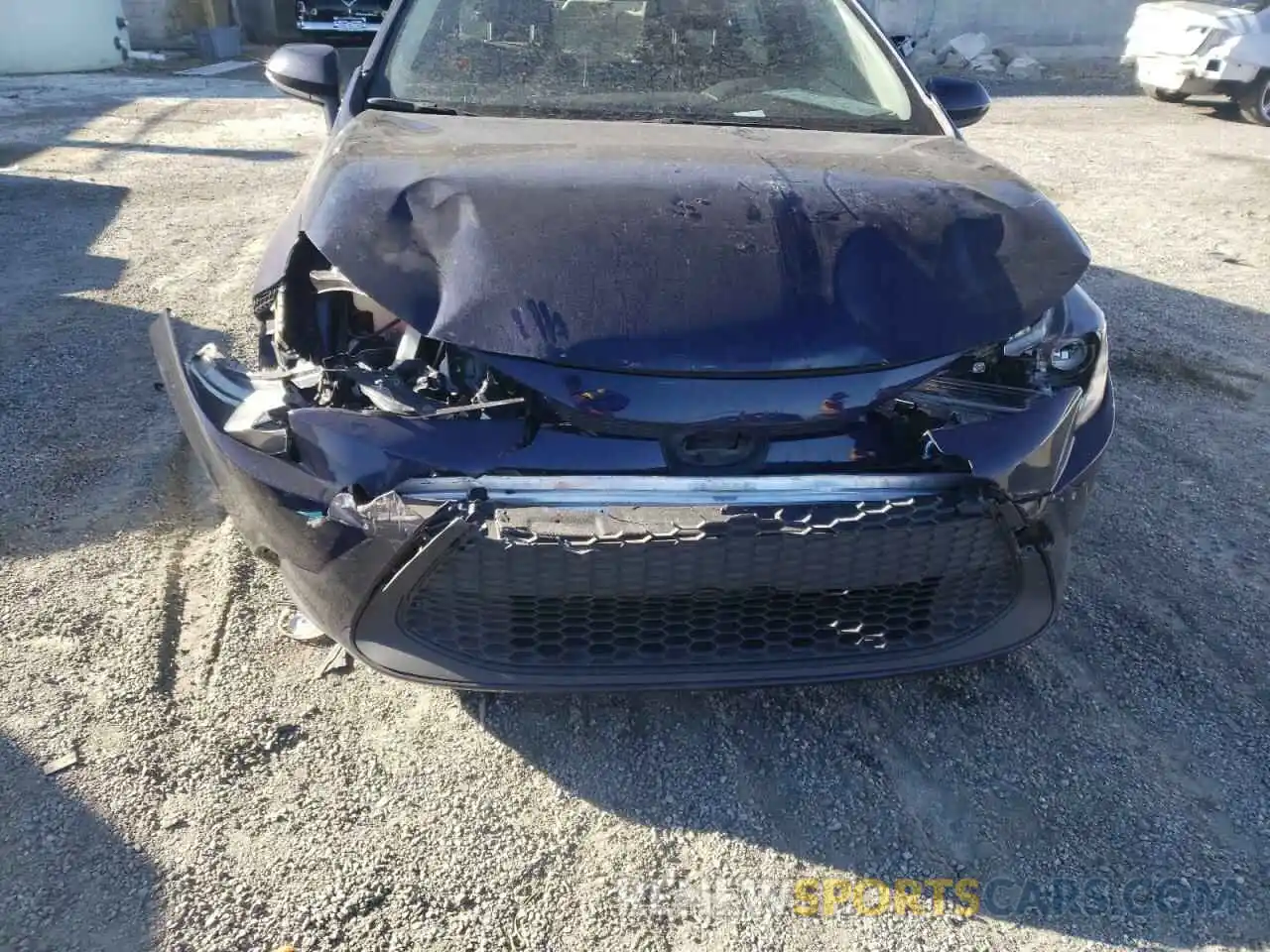 9 Photograph of a damaged car JTDEPRAE6LJ077342 TOYOTA COROLLA 2020