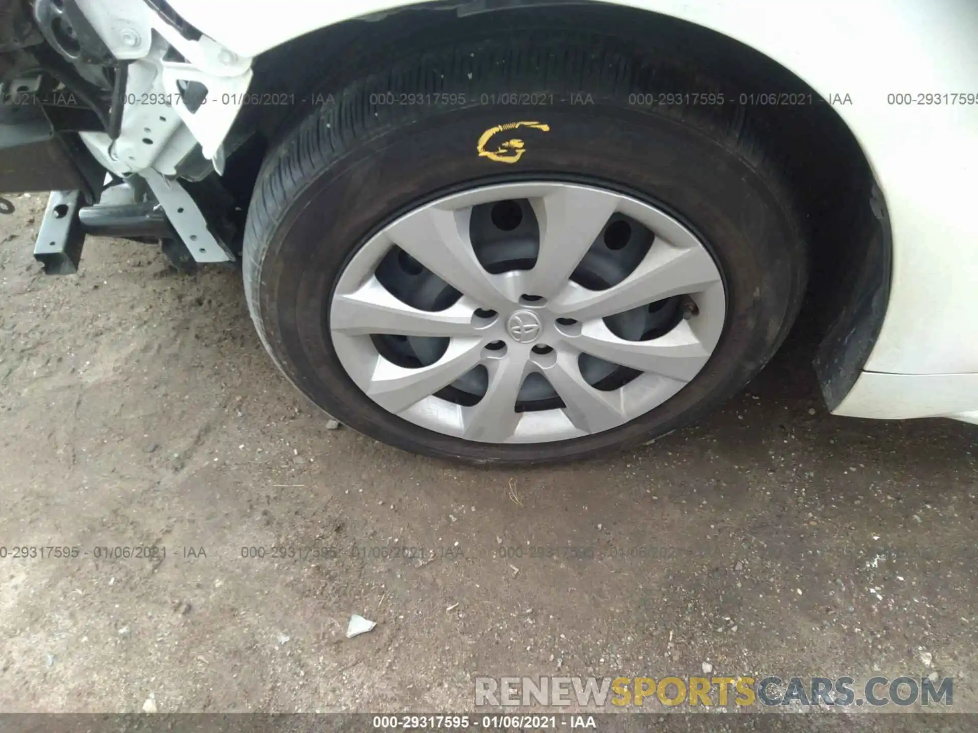 12 Photograph of a damaged car JTDEPRAE6LJ078359 TOYOTA COROLLA 2020
