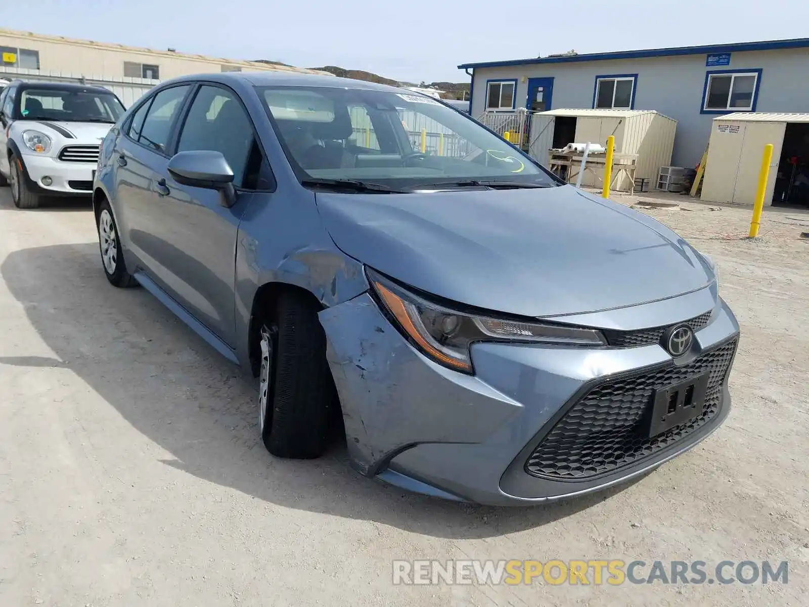 1 Photograph of a damaged car JTDEPRAE6LJ078569 TOYOTA COROLLA 2020