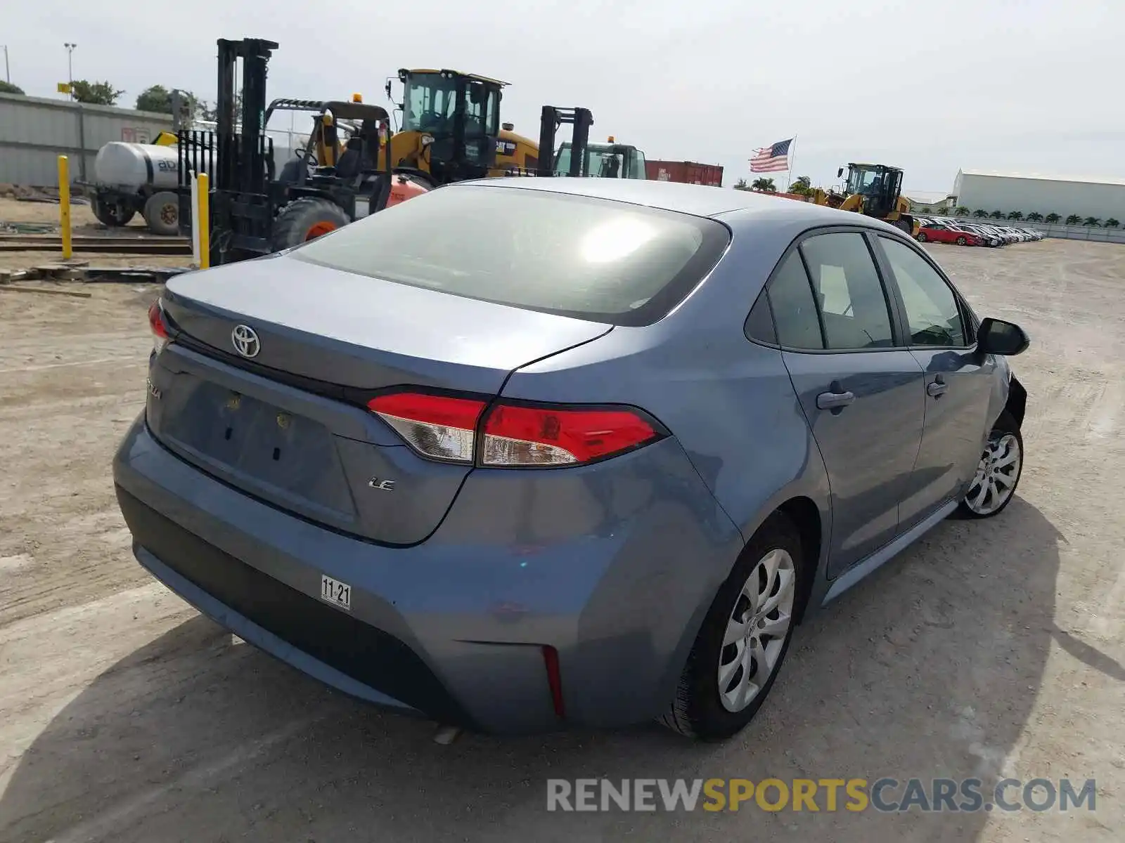 4 Photograph of a damaged car JTDEPRAE6LJ078569 TOYOTA COROLLA 2020