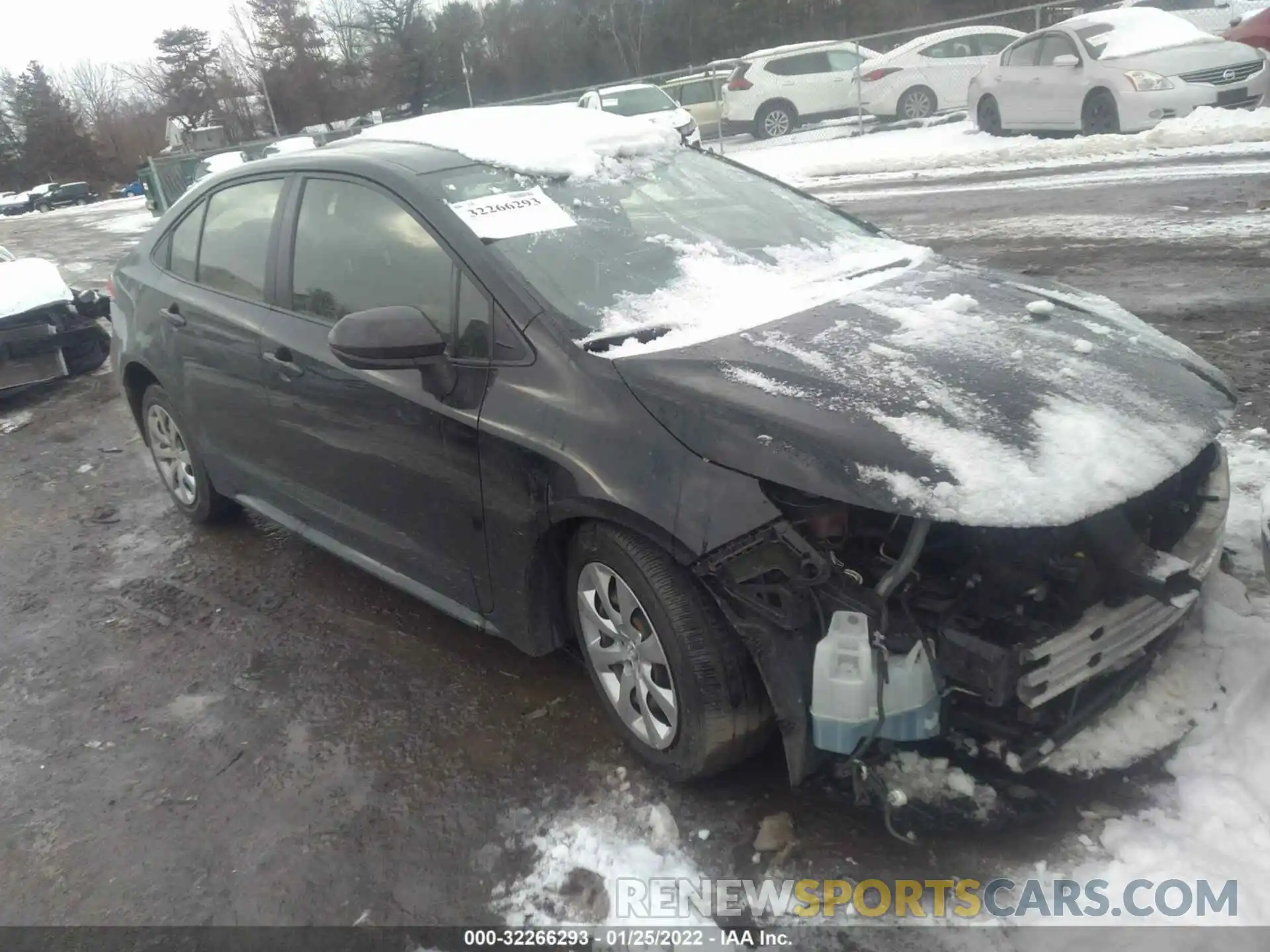 1 Photograph of a damaged car JTDEPRAE6LJ079849 TOYOTA COROLLA 2020