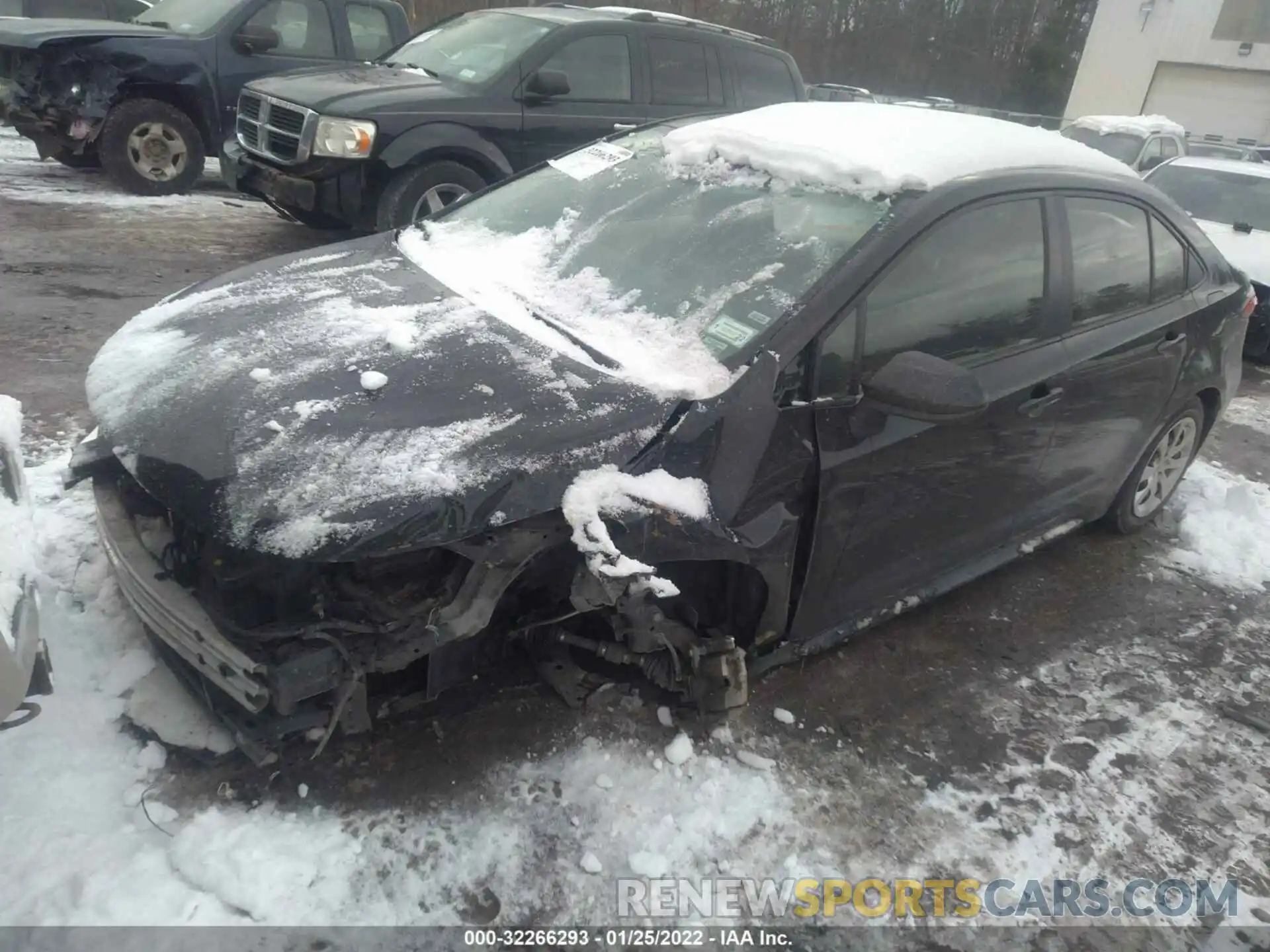 2 Photograph of a damaged car JTDEPRAE6LJ079849 TOYOTA COROLLA 2020